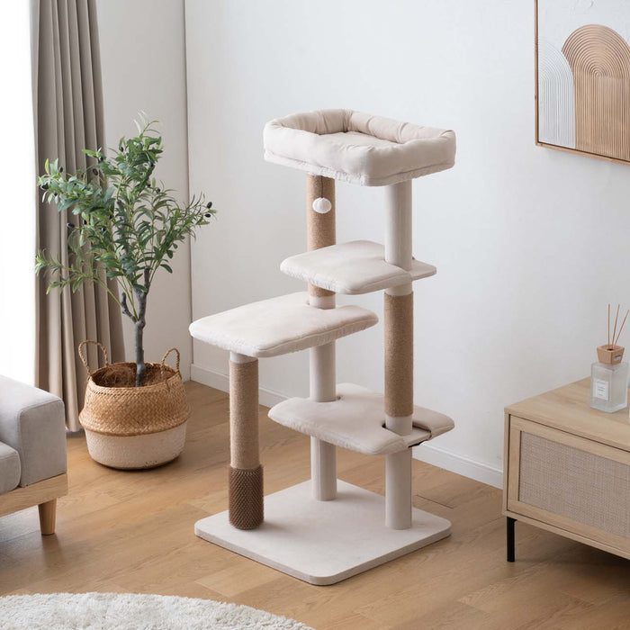 猫も人も快適に過ごせるキャットタワーが4機種登場！