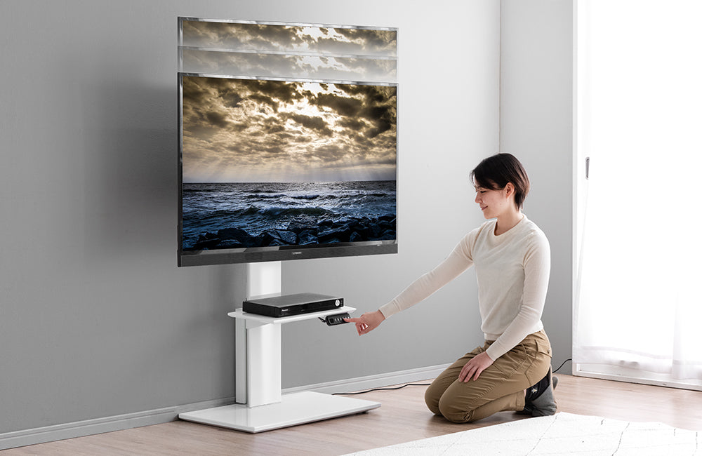 電動昇降テレビスタンドが新登場