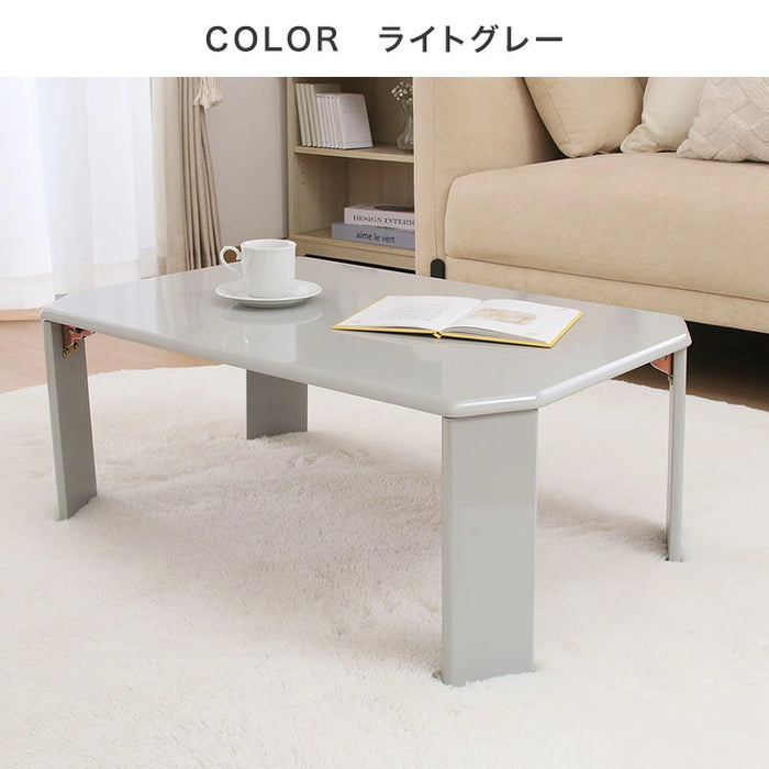 ［幅90cm］折りたたみ ローテーブル 折れ脚 シンプル〔01160018〕