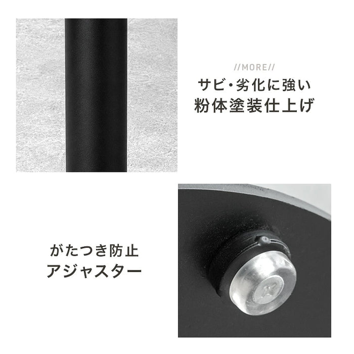 ［60cm］カフェテーブル 円形 正方形 天然木 1本脚 コンパクト 北欧〔03300007〕