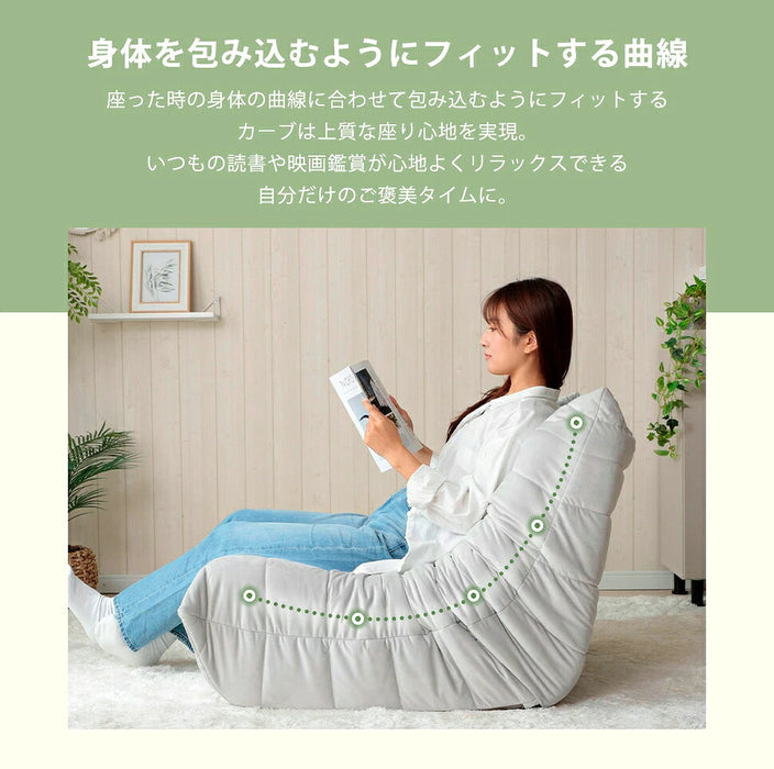 ［1P］デザイナーズ ソファ ベロア調 圧縮梱包 コンパクト 1人掛け ウレタン〔04400007〕