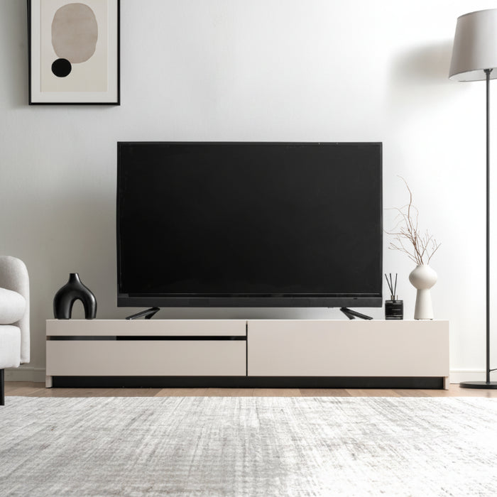 【新発売記念プライス】［幅150cm］テレビ台 完成品 木製 ロータイプ  収納【超大型商品】〔07100013〕