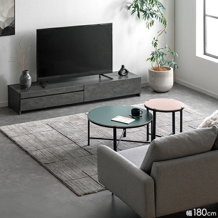 ［幅150cm］テレビ台 完成品 木製 ロータイプ  収納【超大型商品】〔07100013〕
