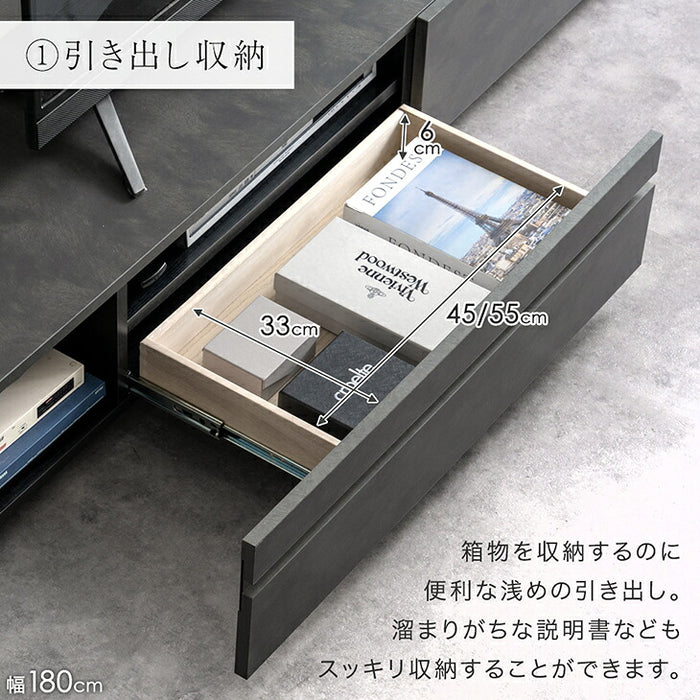 ［幅150cm］テレビ台 完成品 木製 ロータイプ  収納【超大型商品】〔07100013〕