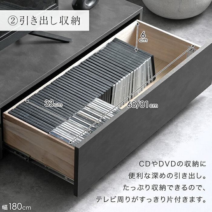［幅150cm］テレビ台 完成品 木製 ロータイプ  収納【超大型商品】〔07100013〕