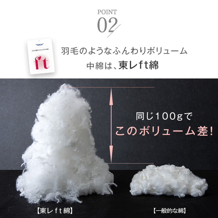 [シングルロング] 暖かさ＆ボリュームUP! シンサレート ウルトラ150 掛け布団 日本製 東レ ft綿 暖かい 軽い 掛布団〔10419121〕