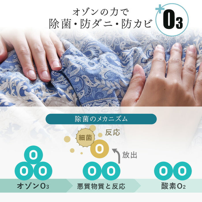 《2026スペシャル》［ダブル］羽毛布団 洗える ダックダウン90％ 立体キルト 380dp以上 日本製 軽量 暖かい〔11100461〕