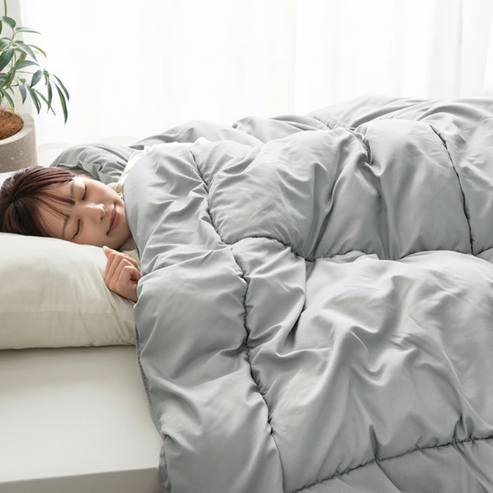 【新発売記念プライス】［セミダブル］PUFFY WARM 掛け布団 吸湿発熱 洗える 軽量 日本製 暖かい〔11100476〕