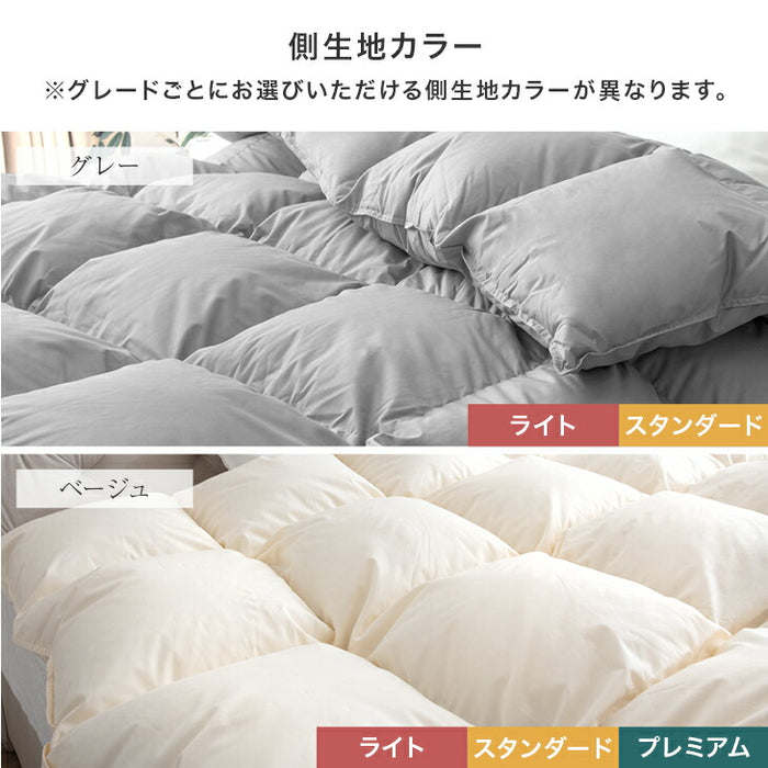 ［シングル］羽毛布団 リフォーム 打ち直し プレミアムタイプ〔11156734〕