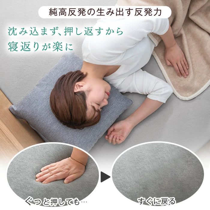 ［ダブル］確かな品質「純」高反発マットレス 高密度30D 210N 厚み10cm〔13810018〕
