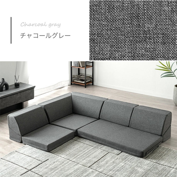 ［4点セット］RENEW 洗える カバーリング ローソファ こたつ用 3人掛け  リクライニングソファ  ロータイプ 座椅子 l字 おしゃれ〔99901051〕