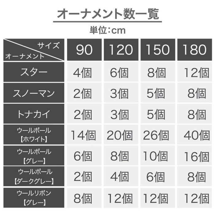 オーナメント&ライト付 クリスマスツリー 90cm LED 雪化粧 クリスマス ツリー ツリーセット おしゃれ 冬 プレゼント用〔16900018〕