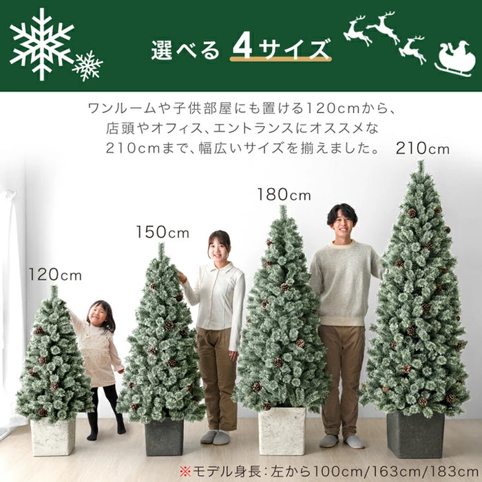 ［180cm］RENEW ヌードツリー 石目調 ポット付き 松ぼっくり付 クリスマスツリー Liv Norr リヴノール リヴ ノール〔16900038〕
