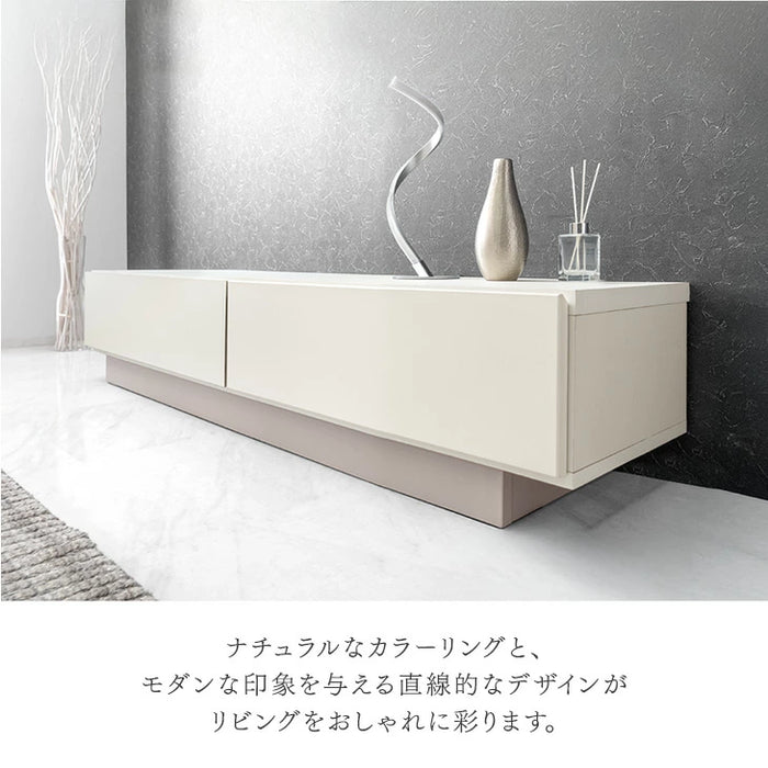 【薄型】［幅150］テレビ台 完成品 日本製 引き出し収納 スライドレール ローボード 北欧【超大型商品】〔17100092〕