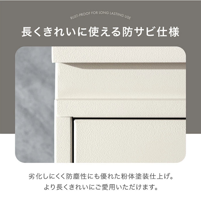 LIVPOST ーリブポストー 門柱 ポスト 置き型 スタンドポスト 門柱ポスト 郵便ポスト 新聞受け A4 鍵付き ダイヤル式 防水 屋外〔17600205〕