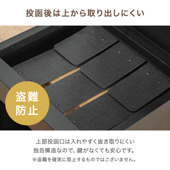宅配ボックス 押し込み式 複数投函OK 大容量 137L ゼロリターン ダイヤル式 鍵付き LIVBOX ーリブボックスー 〔17600225a〕