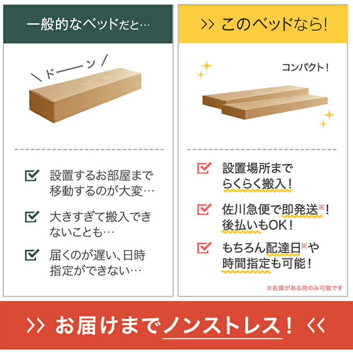 ［シングル］収納付きベッド フレーム頑丈 スチール 引出し付 ベッドフレーム単品 おしゃれ ローベッド 省スペース〔17620016〕