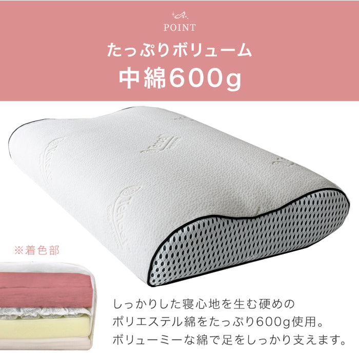 寝落ち姫の足枕 ポケットコイル＆低反発 枕 洗えるカバー 独自構造 防ダニ 抗菌 高さ調整〔17810134〕