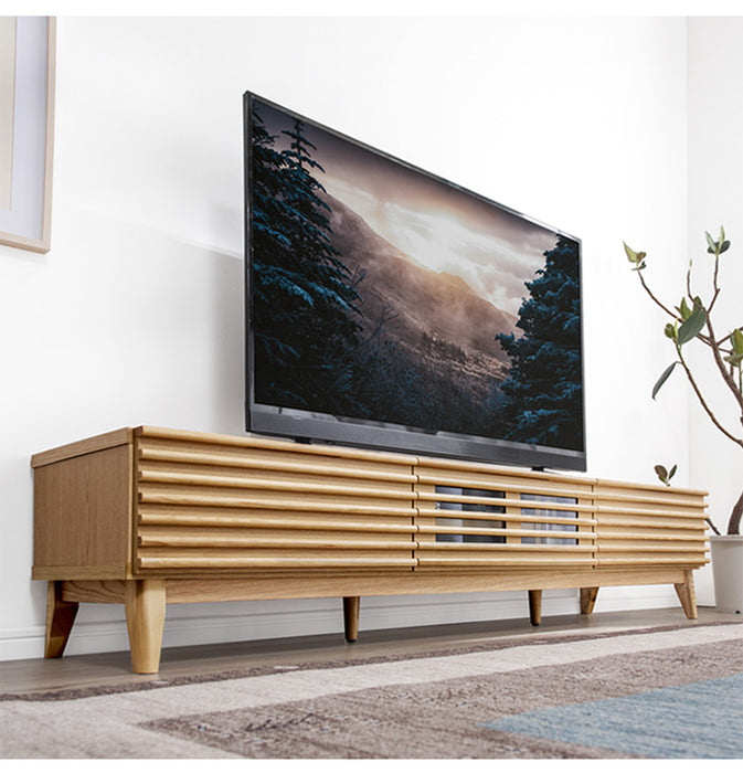 [幅175cm]テレビ台 完成品 アッシュ 無垢材 おしゃれ 天然木 ウォールナット【超大型商品】 〔71020082〕