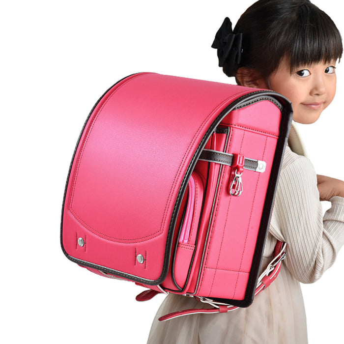 ランドセル A4フラットファイル対応 女の子 7年保証 カバー 付き 軽量 シンプル 軽い〔65000011〕