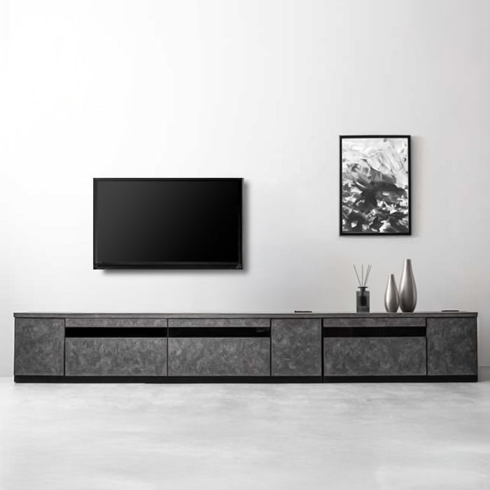 ［幅270cm］テレビ台 完成品 国産 コンセント付 引出し収納 大川家具 木製 テレビボード【超大型商品】〔33010080〕