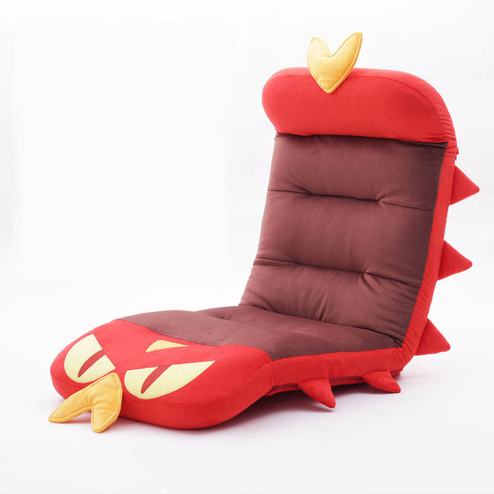 ヤクデ 座椅子 ポケモン 日本製 リクライニング座椅子 背もたれ ハイバック ポケットモンスター〔44030206〕