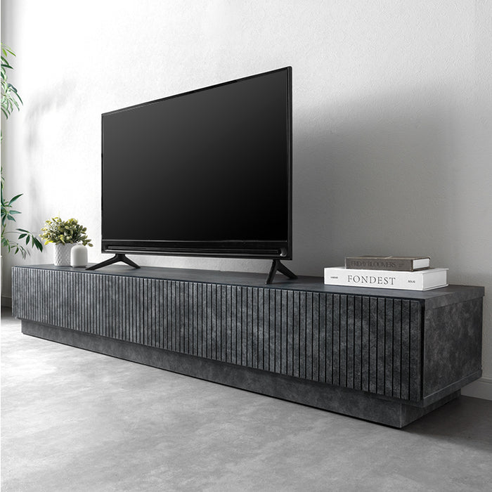 ［幅180cm］テレビ台  国産 完成品 収納 ローボード テレビボード TV台 木目調 石目調 大川家具【超大型商品】〔20010015〕