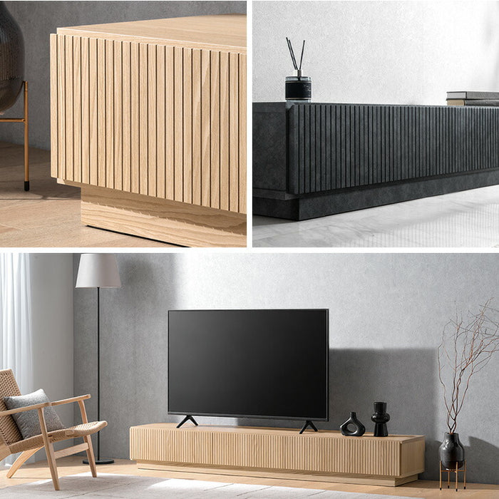 【新発売記念プライス】［幅210cm］テレビ台  国産 完成品 収納 ローボード テレビボード TV台 木目調 石目調 大川家具【超大型商品】〔20010017〕