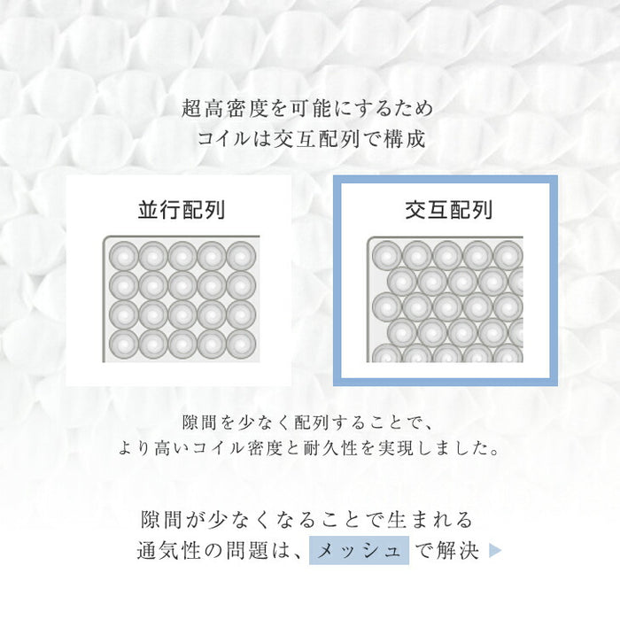 [クイーン] マットレス付 収納ベッド スマホスタンド＆USB・コンセント付き 4Dメッシュ ポケットコイルマットレス〔73400254〕