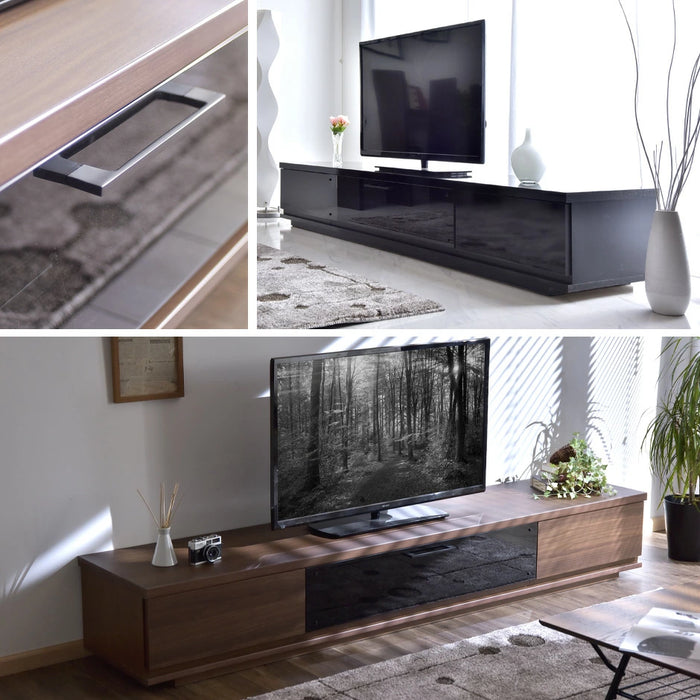 ［幅210cm］国産 完成品 テレビ台 *GOD-TG* ロータイプ ～ 70型【玄関渡し】【超大型商品】 〔38700010〕