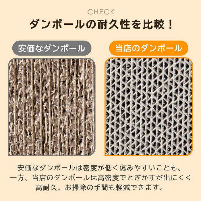 ［4個］木目調 爪とぎスタンド L字型 縦置き 猫用 省スペース おしゃれ 猫用品 〔23500014〕