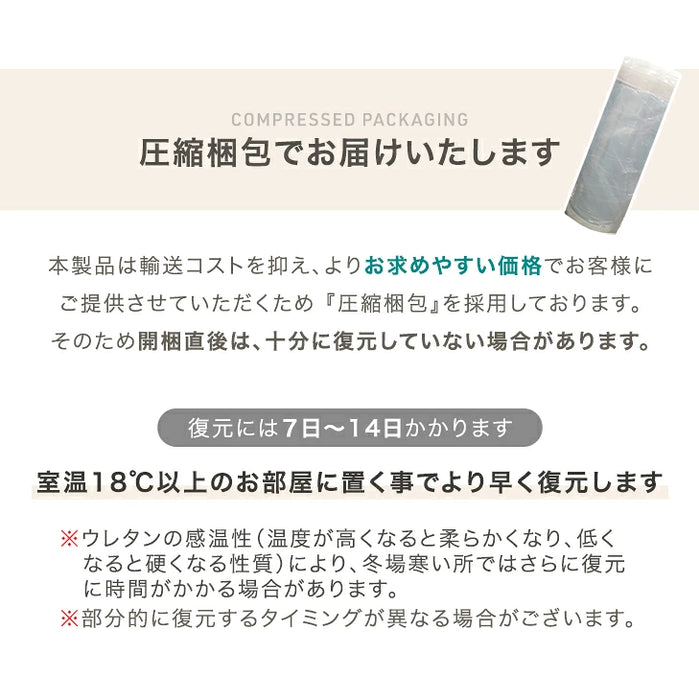 ［セミダブル～クイーン対応］ベッド フレーム単品 SD～Qマットレス対応 圧縮 ウレタン ファブリック ベッドフレームのみ〔23500024〕