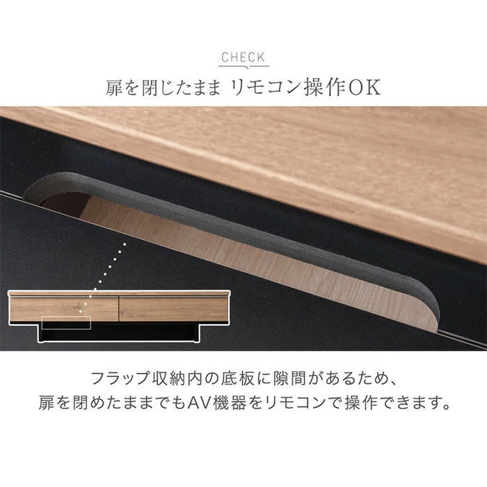 ［幅180cm］テレビ台  国産 大川家具 木目 石目調  テレビボード テレビラック【超大型商品】〔24900086〕