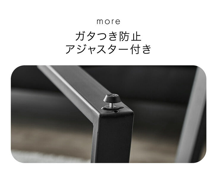 ［幅110］センターテーブル 大理石調 セラミック天板 耐熱  アジャスター付 ローテーブル【超大型商品】〔24900109〕