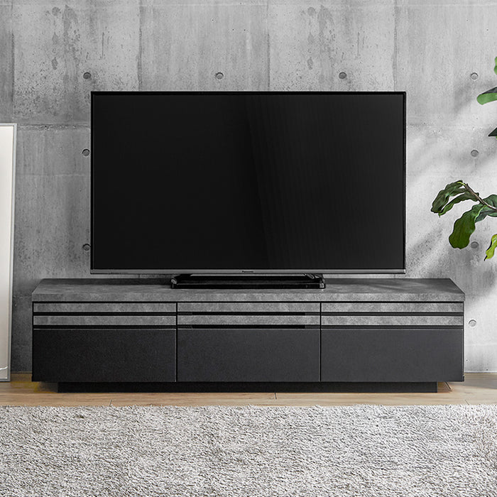 ［幅150cm］テレビ台 完成品 国産 ローボード 引き出し収納 ロータイプ テレビボード〔24900110〕