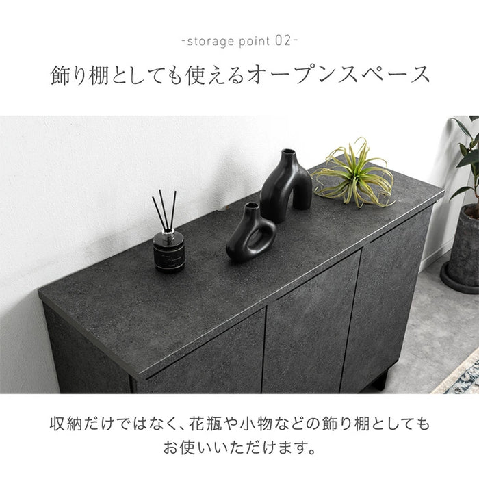 ［幅80cm］ サイドボード 国産 扉付き 収納棚 木製 キャビネット【超大型商品】〔24900117〕