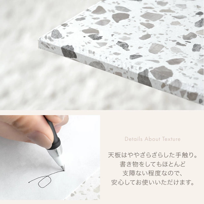 Terrafurni -テラファニ- センターテーブル テラゾー柄 国産 幅105cm ロータイプ 長方形 日本製 ローテーブル〔24900119〕