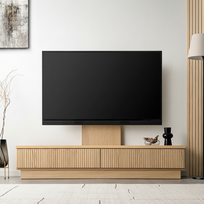 【新発売記念プライス】［幅180］“置かない” テレビ台 スタンド付き ローボード 【超大型商品】 〔24900134〕