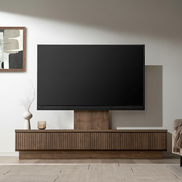 【新発売記念プライス】［幅180］“置かない” テレビ台 スタンド付き ローボード 【超大型商品】 〔24900134〕