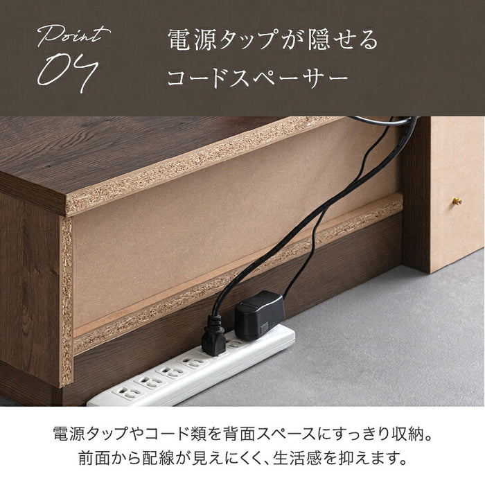 【新発売記念プライス】［幅180］“置かない” テレビ台 スタンド付き ローボード 【超大型商品】 〔24900134〕