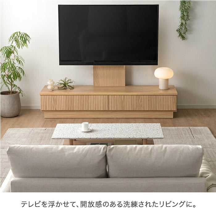 【新発売記念プライス】［幅180］“置かない” テレビ台 スタンド付き ローボード 【超大型商品】 〔24900134〕