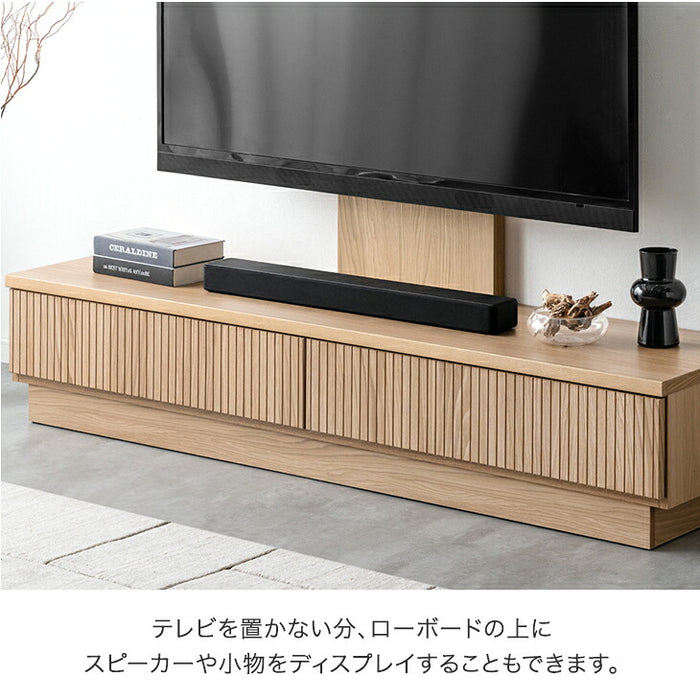 【新発売記念プライス】［幅180］“置かない” テレビ台 スタンド付き ローボード 【超大型商品】 〔24900134〕