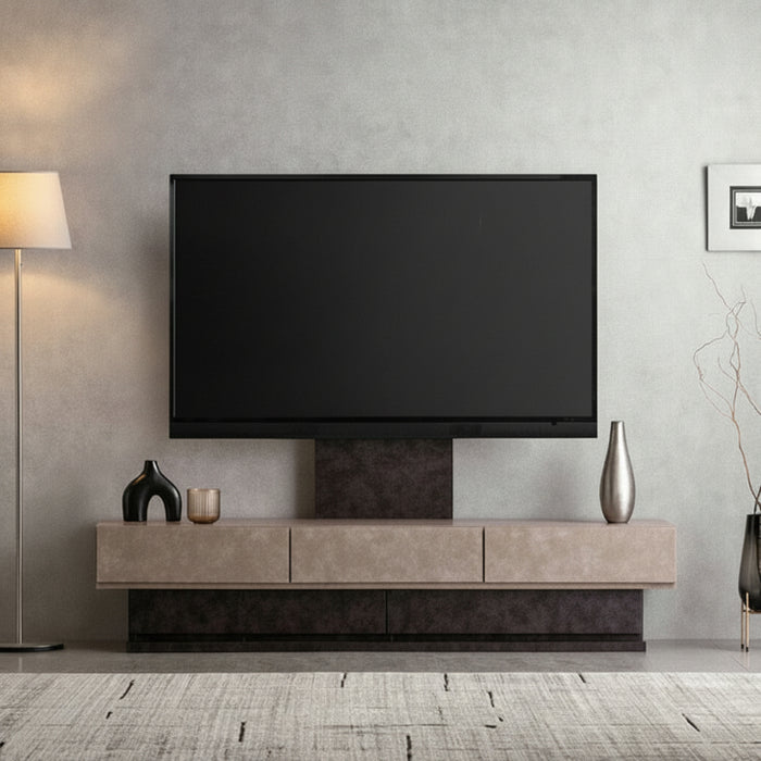 【新発売記念プライス】［幅180］“置かない” テレビ台 スタンド付き ローボード 日本製 完成品 ~ 65型対応【超大型商品】 〔24900139〕