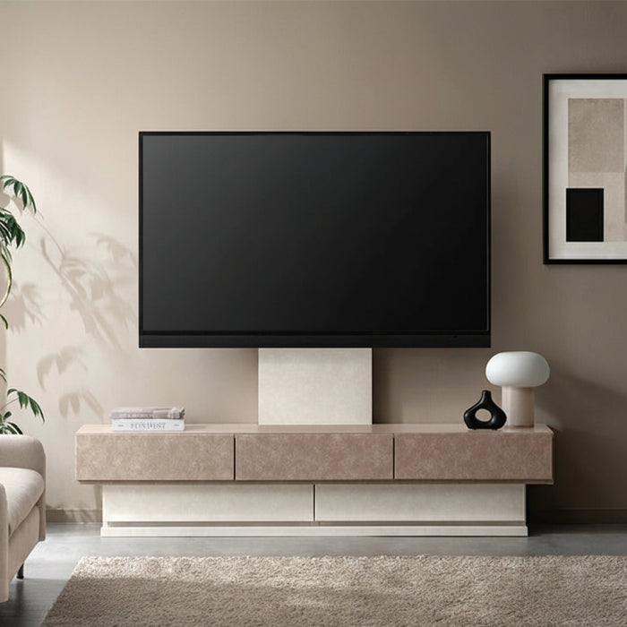 【新発売記念プライス】［幅180］“置かない” テレビ台 スタンド付き ローボード 日本製 完成品 ~ 65型対応【超大型商品】 〔24900139〕
