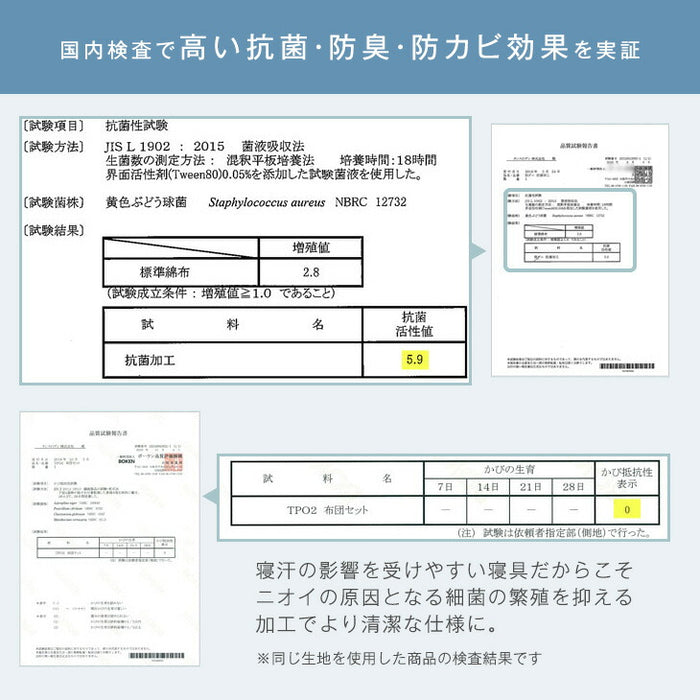 [セミダブル] 三層敷布団 洗える 着脱式 固綿入り 軽量 〔26700109〕