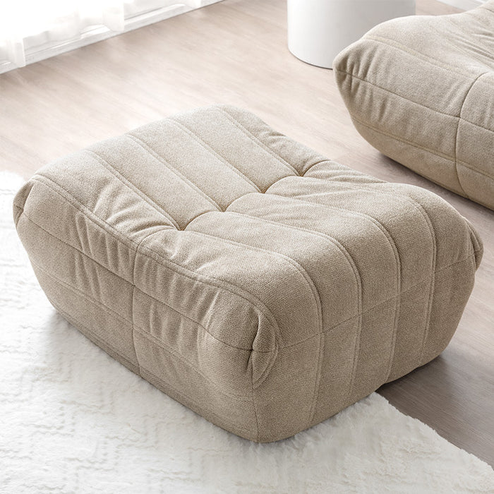 オットマン 単品 デザイナーズ 圧縮 コンパクト フロアクッション〔42500141〕