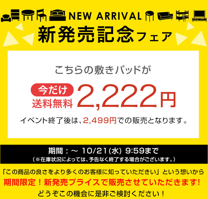 【新発売記念プライス】［セミダブル］敷きパッド 綿100％ 水洗い加工 抗菌 防臭 防ダニ 洗える 無地〔80100304〕