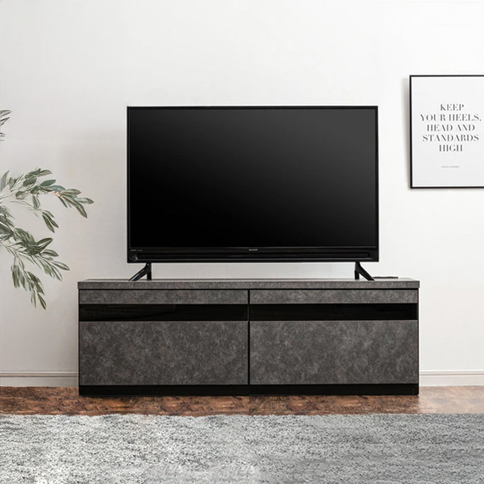 ［幅120cm］テレビ台 完成品 国産 コンセント付 引出し収納 大川家具 木製 テレビボード〔33010075〕