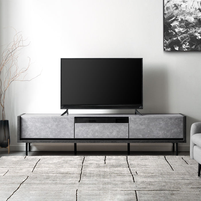 ［幅180］テレビ台 国産 完成品 引出し収納 ロータイプ テレビボード 脚付き 大川家具【超大型商品】〔24900130〕