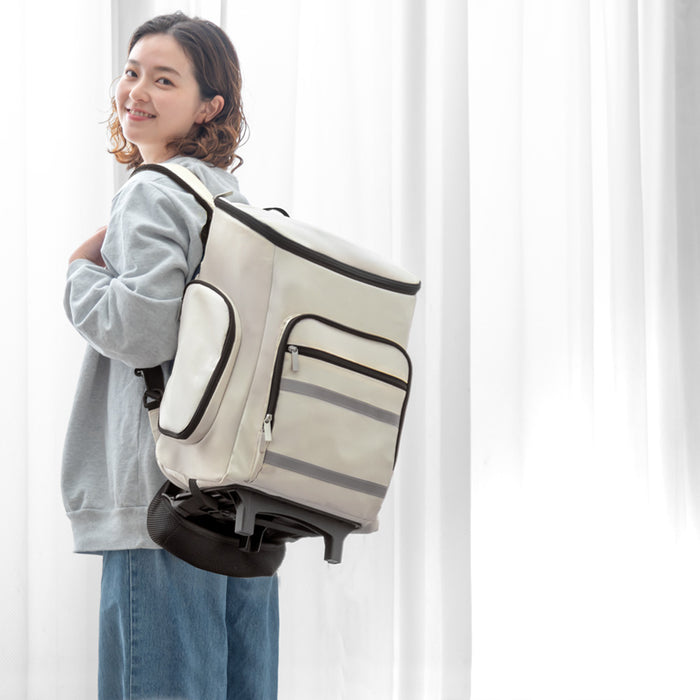 2way 防災バッグ 単品 撥水 リュック 防災バッグ中身なし 防災用品 大容量 座れる キャリー 枕付き 災害 地震対策 非常用 台風〔84200014〕